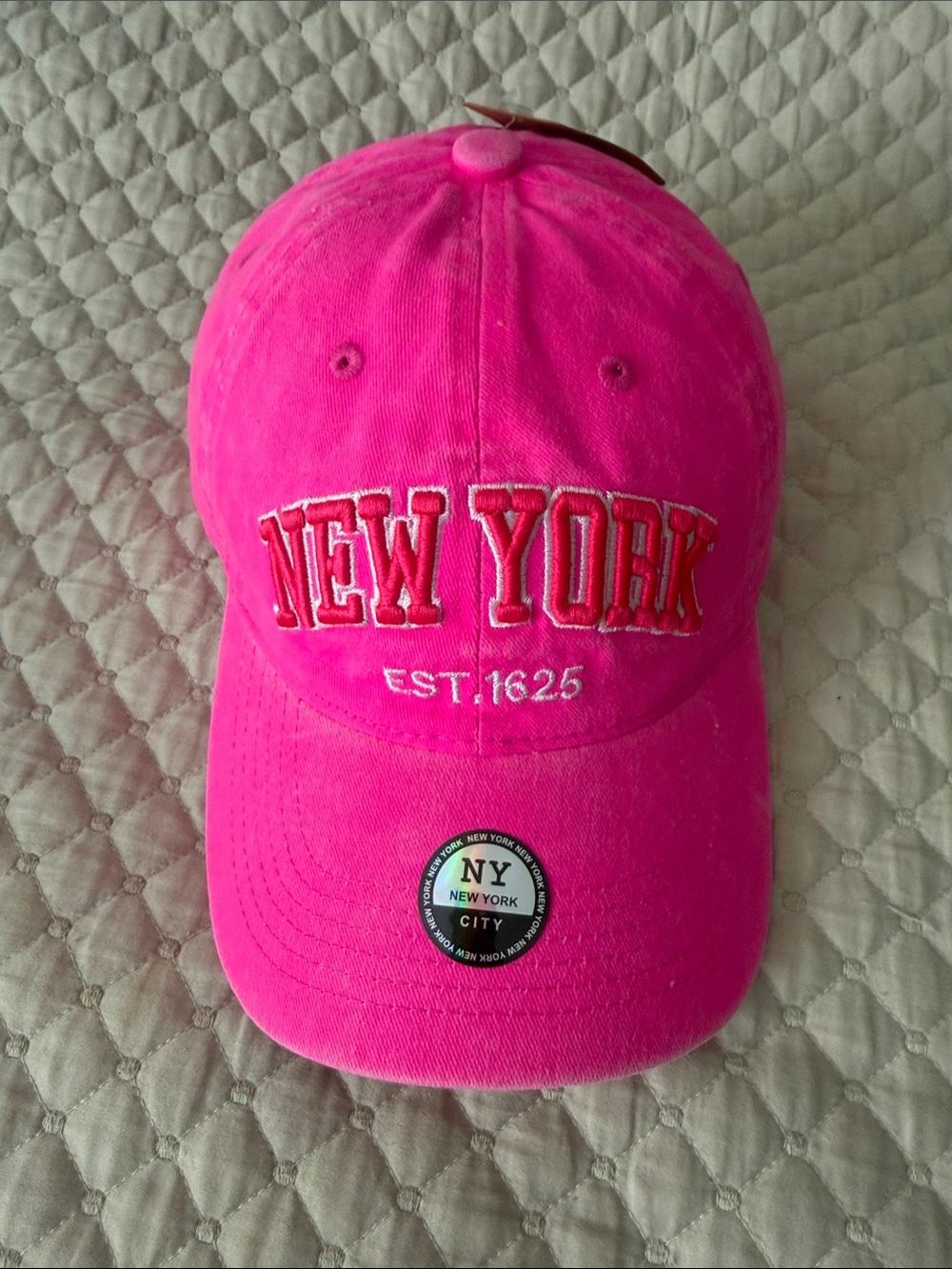 New York Pink Kids Baseball Cap - Unbranded